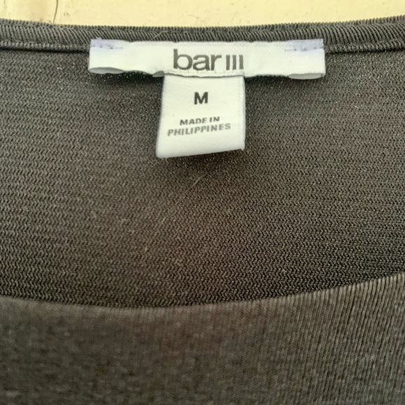 BAR III Twist-Front Cutout Long-Sleeve Dress - Picture 6 of 7